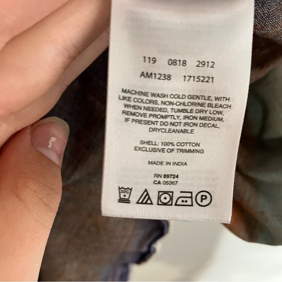 Columbia 100% cotton multicolored button down shirt regular fit mens size XXL - Picture 4 of 4